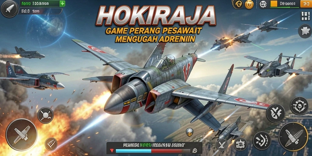 Tampilan antarmuka HOKIRAJA yang menarik dan intuitif.