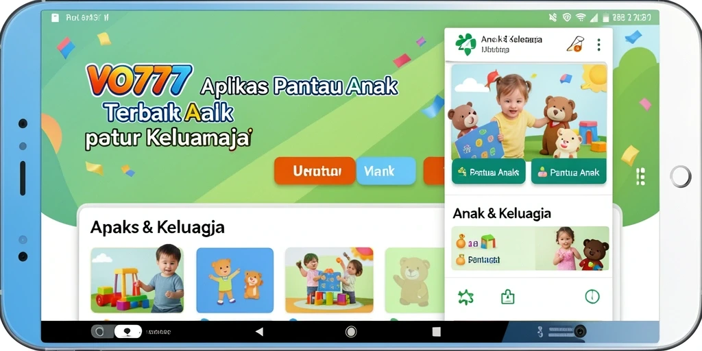 Antarmuka VO777 yang intuitif dan mudah digunakan untuk pantauan anak.