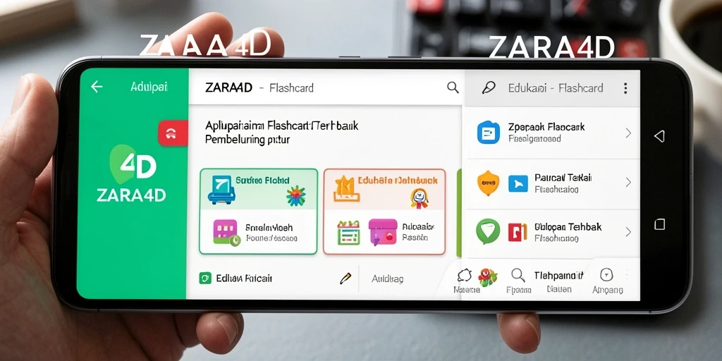 Antarmuka aplikasi ZARA4D yang ramah pengguna dan fungsional.