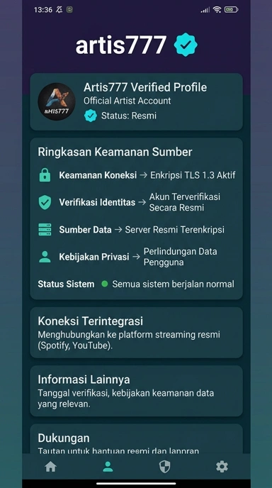 Kanal Resmi APK artis777 untuk Pengguna Android